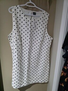 The Gap XL Polkadot Linen Dress. Nwt.